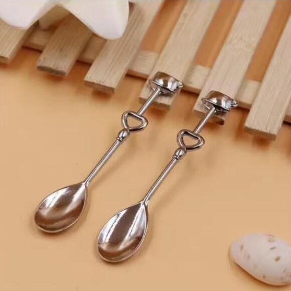 3 Sets/Lot Favors Spoon Drink Tea Coffee Milk Souvenir Stainless Steel Baby Show - Picture 4 of 5